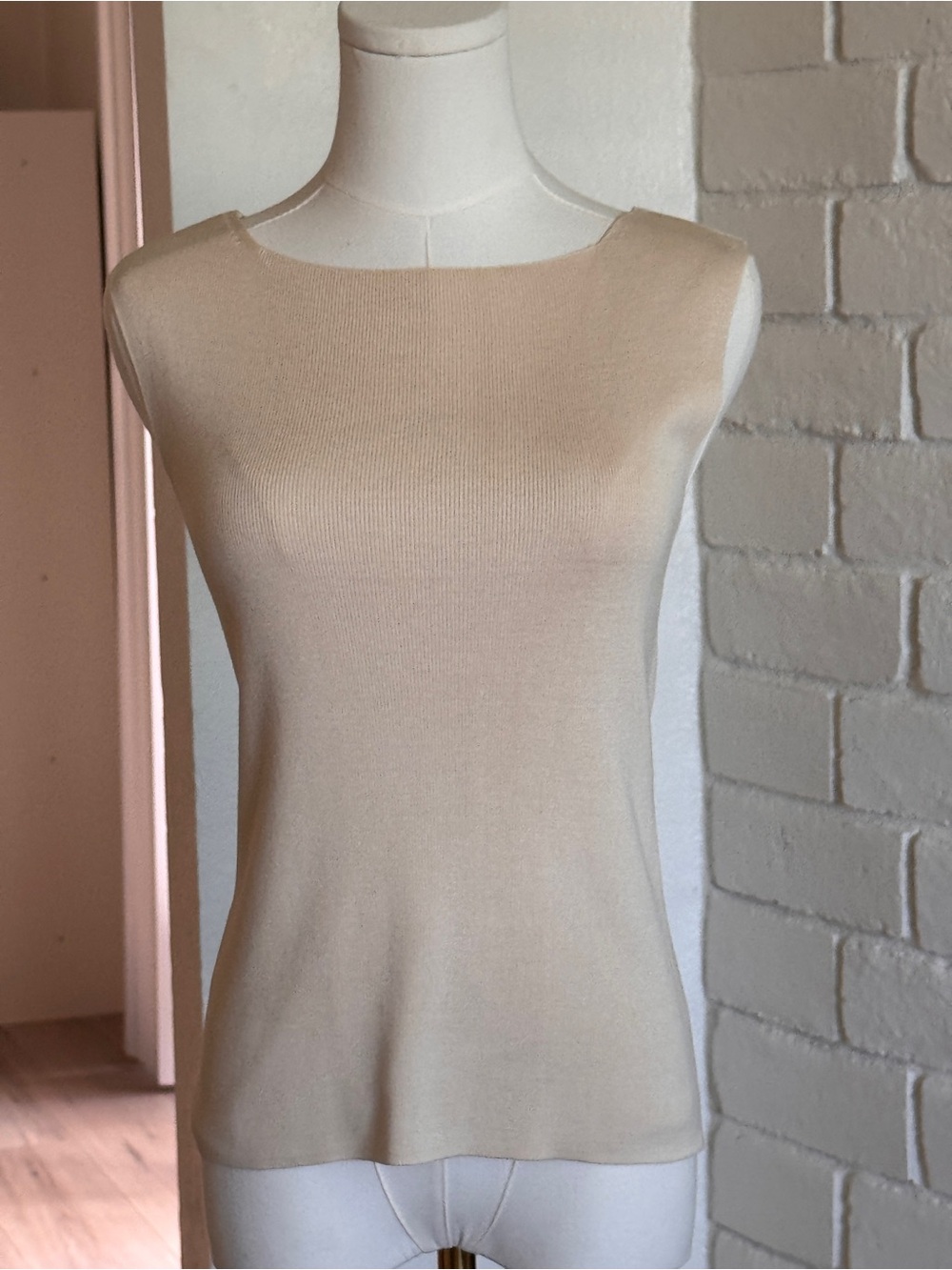 Coldwater Creek Silk Blend Sleeveless Sweater Tank – Size S